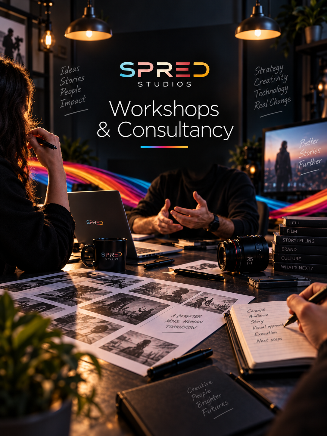 Spred Studios Workshops & Consultancy creative filmmaking, strategy and production session