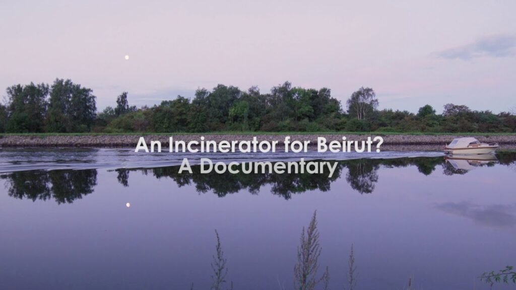 Film still from An Incinerator for Beirut? environmental documentary
