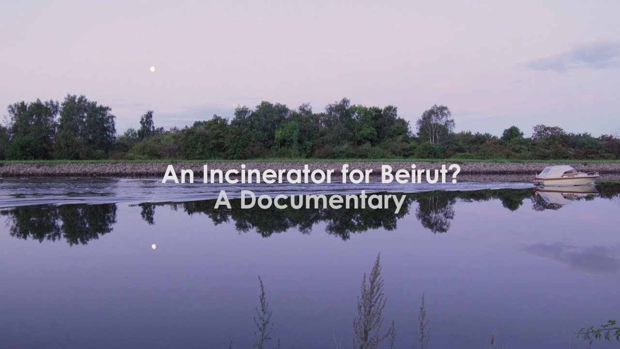 Film still from An Incinerator for Beirut? environmental documentary
